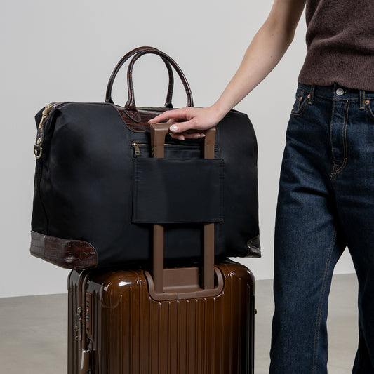 Du Louvre Clarice black weekend bag medium - - Isabel Bernard