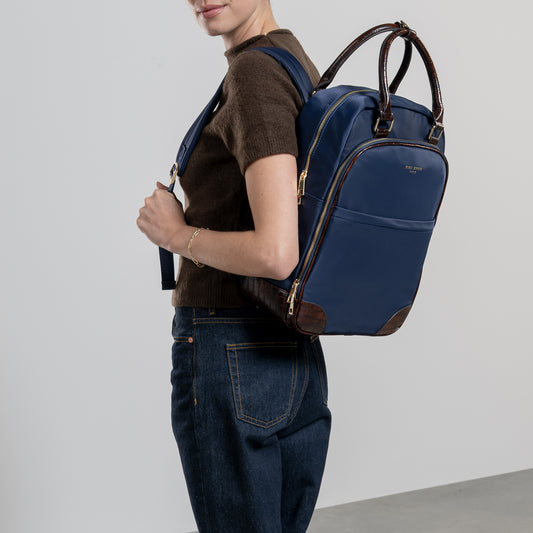 Cadeau d'Isabel blue back pack and weekend bag small - - Isabel Bernard