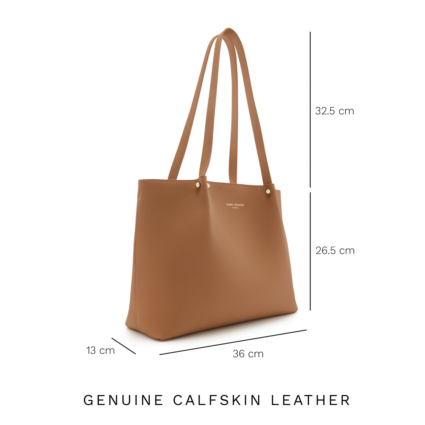 Honoré Nata camel leather shopper calfskin leather - - Isabel Bernard