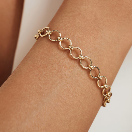 Belleville Axelle 14 karat gold link bracelet - - Isabel Bernard