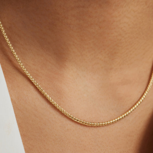 Aidee Sharla 14 karat gold link necklace - - Isabel Bernard