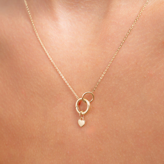 Le Marais Heart 14 karat gold charm - - Isabel Bernard