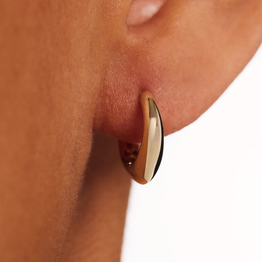 Rivoli Delene 14 karat gold hoop earrings - - Isabel Bernard