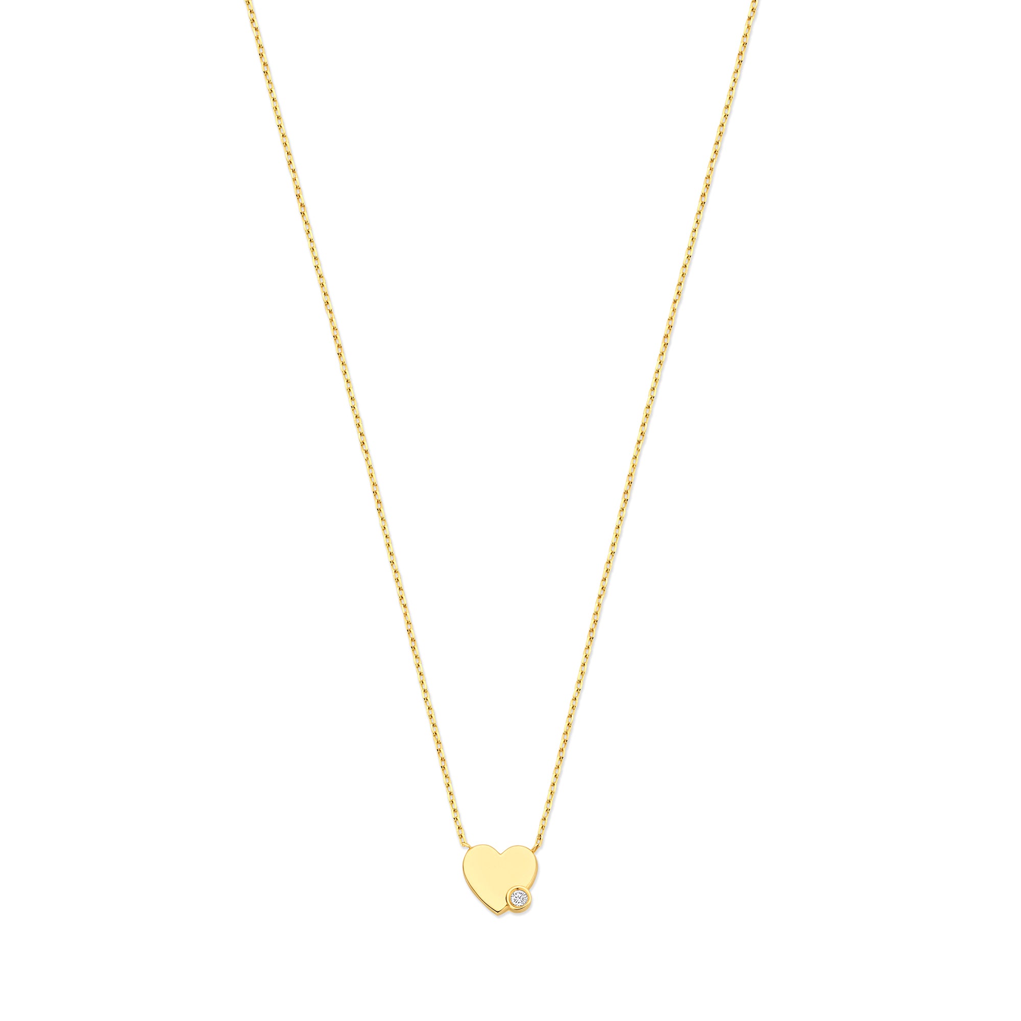 Collana oro 9 Ct, topazio 1 Ct e diamanti Collana oro 9 Ct, topazio 1 Ct e diamanti