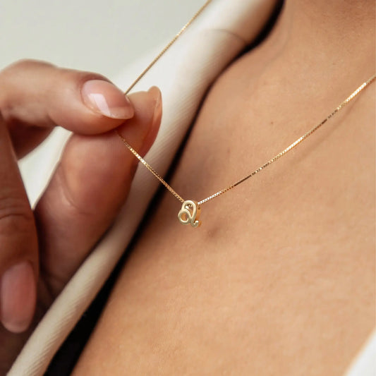 Étoiles d’Or Leo 14 Carat Gold Venetian Necklace With Horoscope - - Isabel Bernard