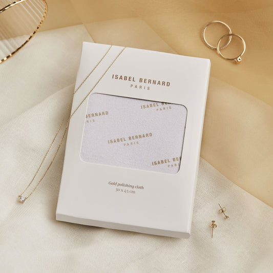 Cadeau d'Isabel polishing cloth for gold jewellery - - Isabel Bernard