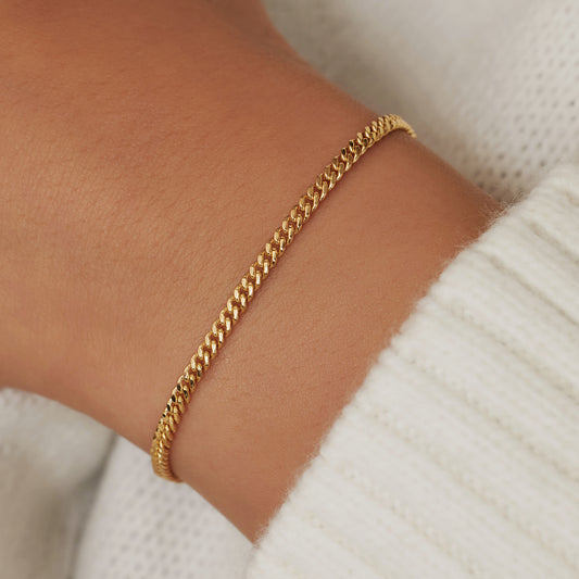 Aidee Julee 14 karat gold link bracelet - - Isabel Bernard