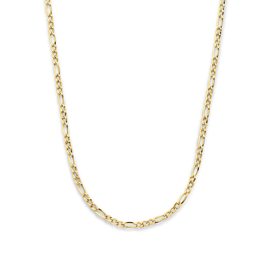 Rivoli Nina 14 karat gold necklace with figaro chain - - Isabel Bernard