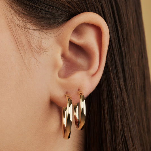 Cadeau d'Isabel 14 karat gold earring set - - Isabel Bernard