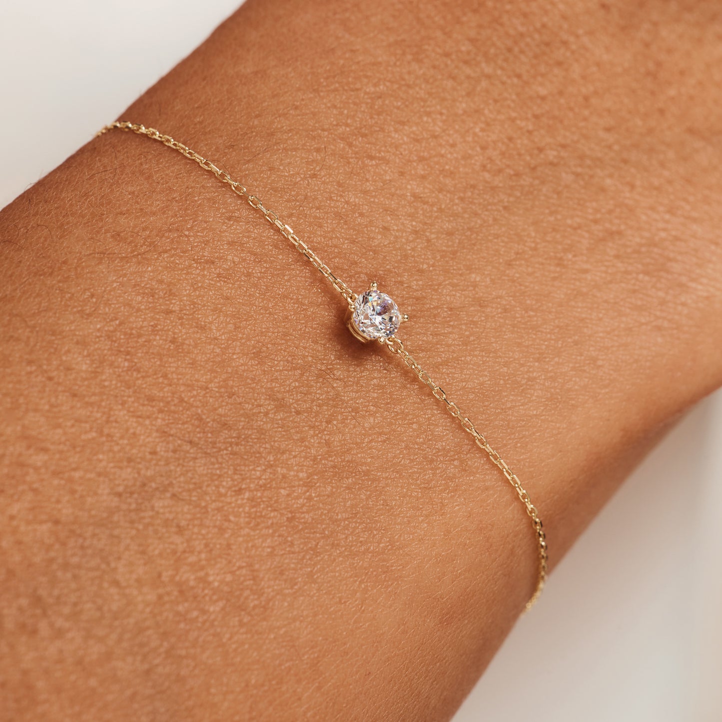 Cadeau d'Isabel 585er Gold Kette & Armband mit Zirkonia - - Isabel Bernard