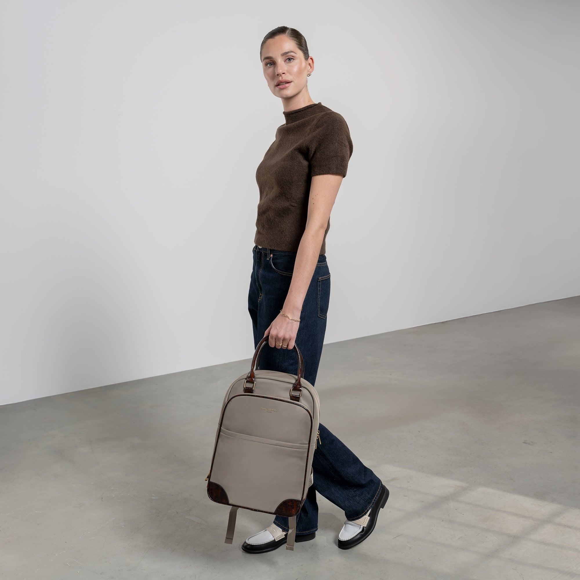 Isabel Bernard Cher Nylon, polyurethaan leer Tassen