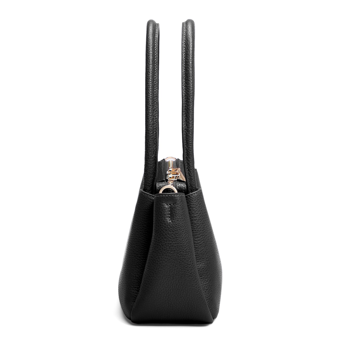 Honoré Eve Black Calfskin Leather handbag - - Isabel Bernard