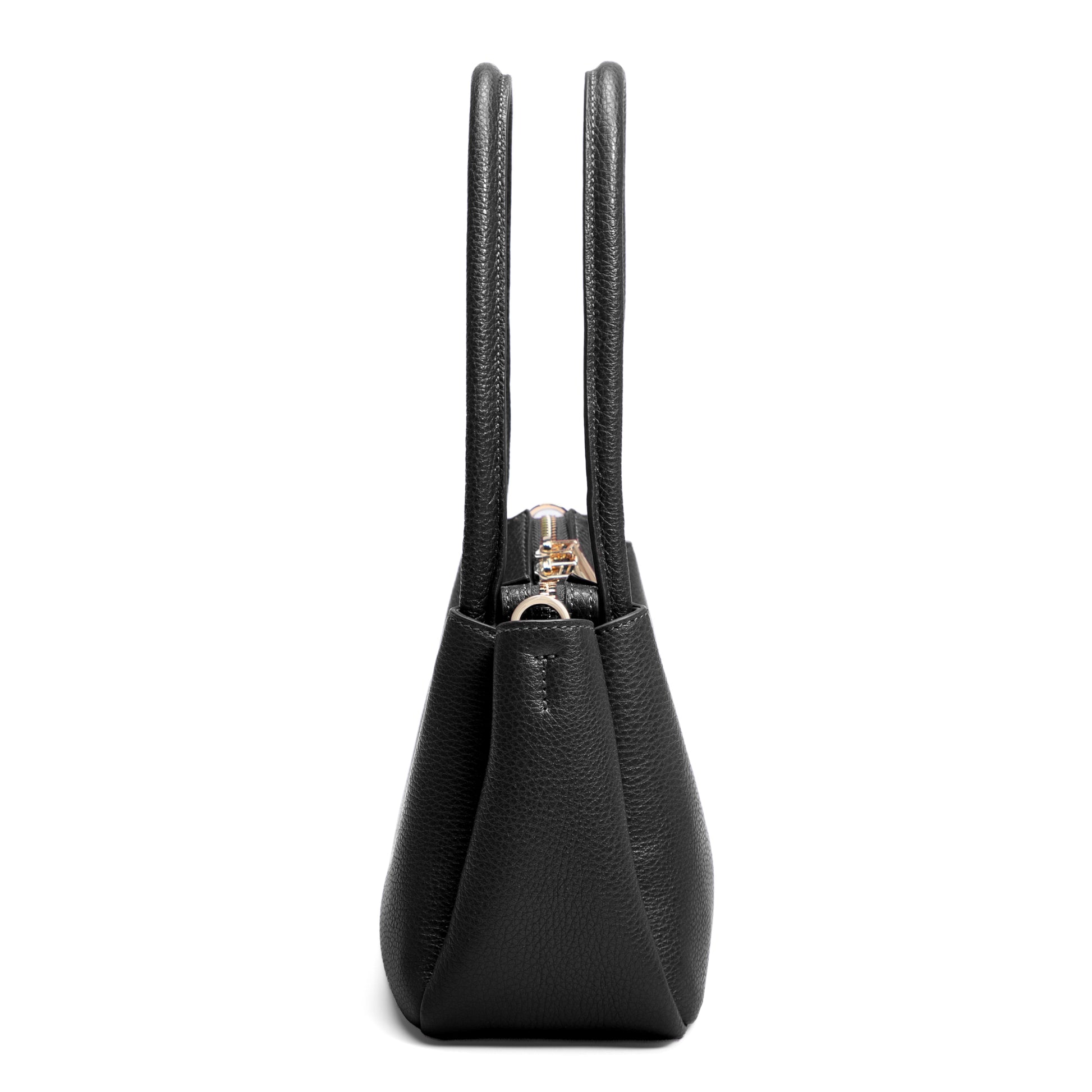 Honoré Eve Black Calfskin Leather handbag - - Isabel Bernard
