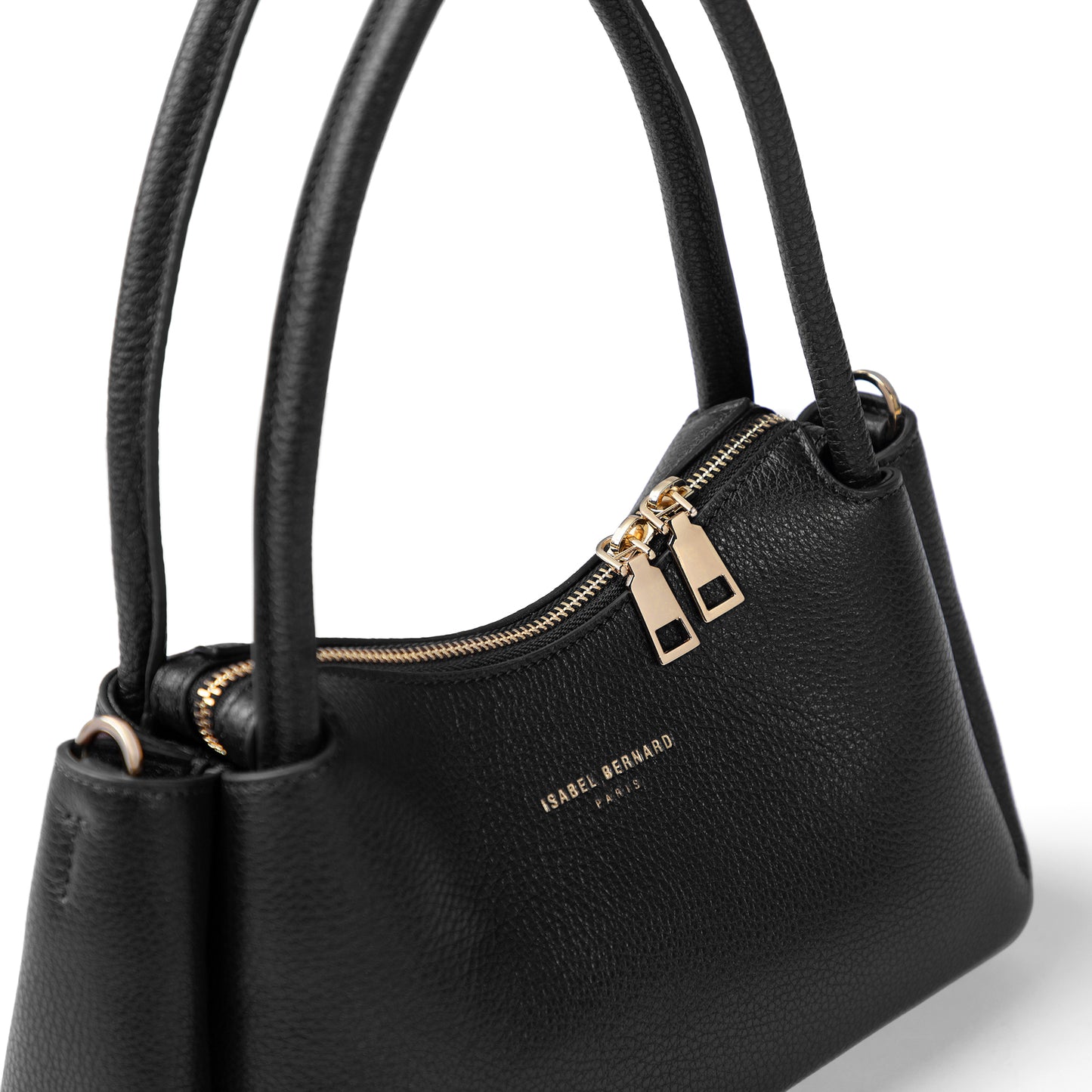Honoré Eve Black Calfskin Leather handbag - - Isabel Bernard