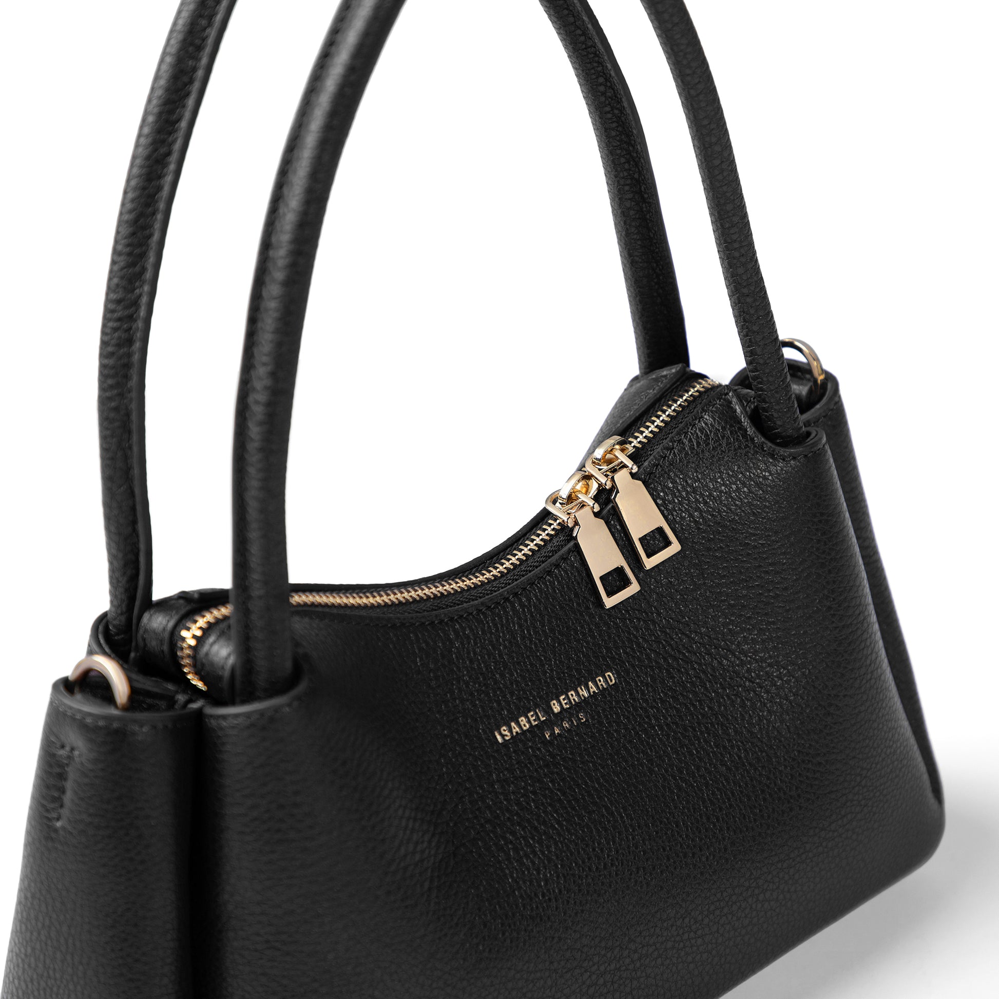 Honoré Eve Black Calfskin Leather handbag - - Isabel Bernard