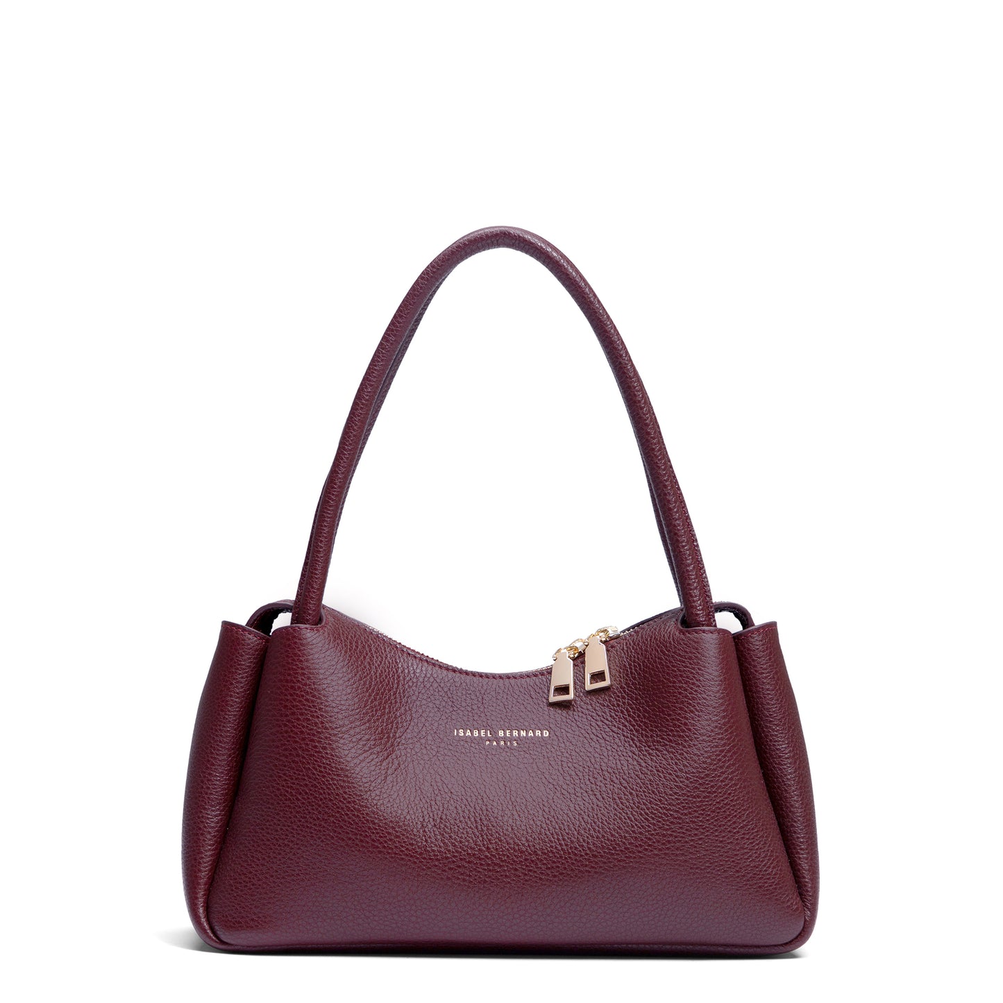 Honoré Eve Burgundy Calfskin Leather handbag - - Isabel Bernard