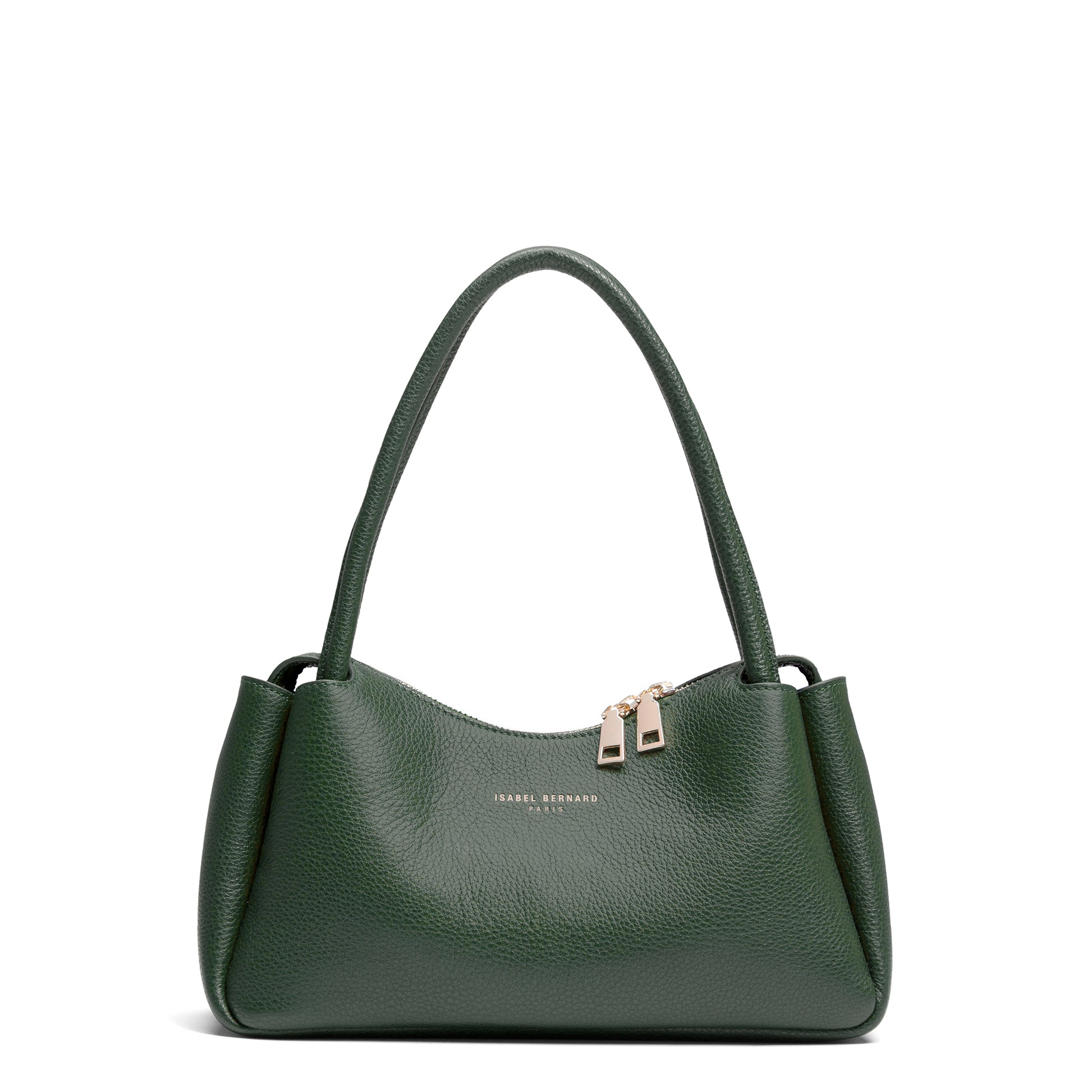 Honoré Eve Dark Green Calfskin Leather handbag - - Isabel Bernard