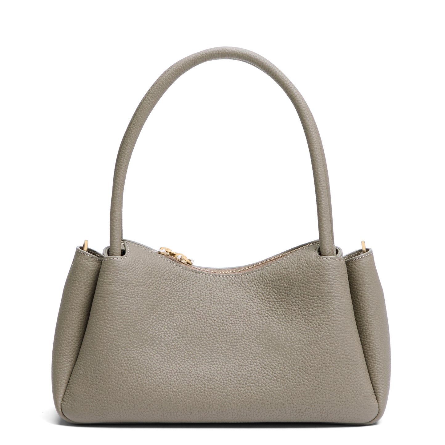 Honoré Eve Taupe Calfskin Leather handbag - - Isabel Bernard