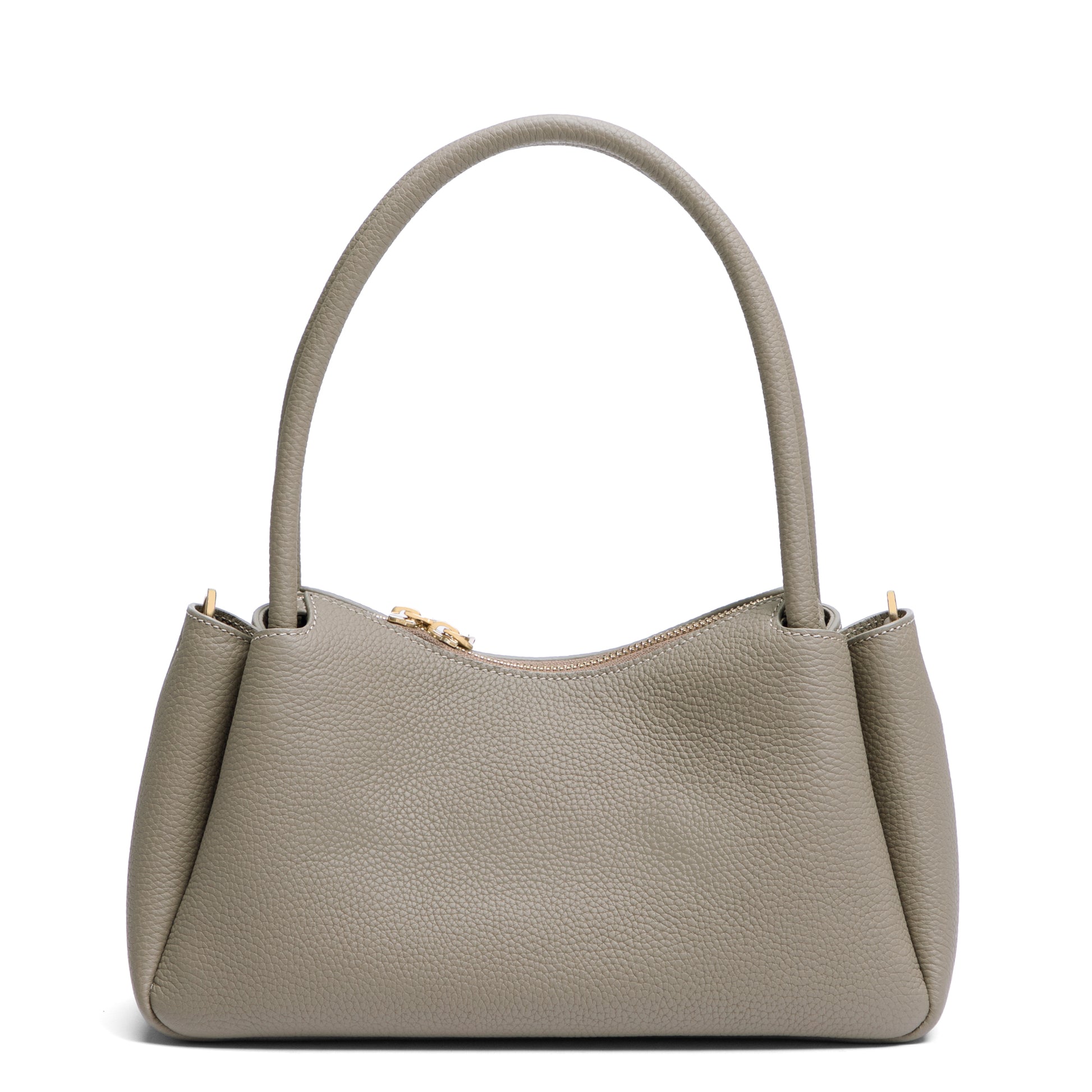 Honoré Eve Taupe Calfskin Leather handbag - - Isabel Bernard