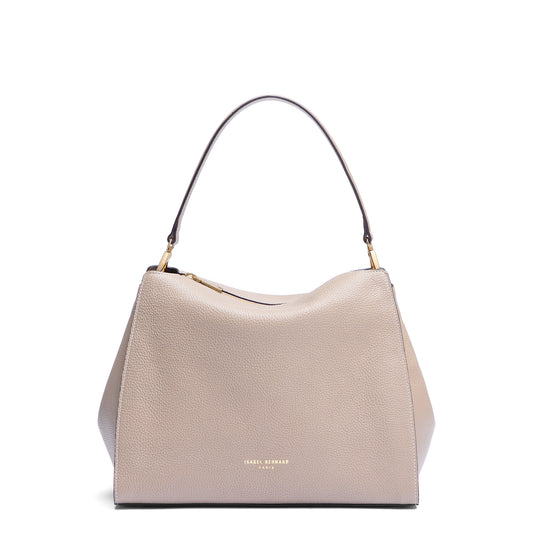 Honoré Emma Taupe Shoulder Bag - - Isabel Bernard