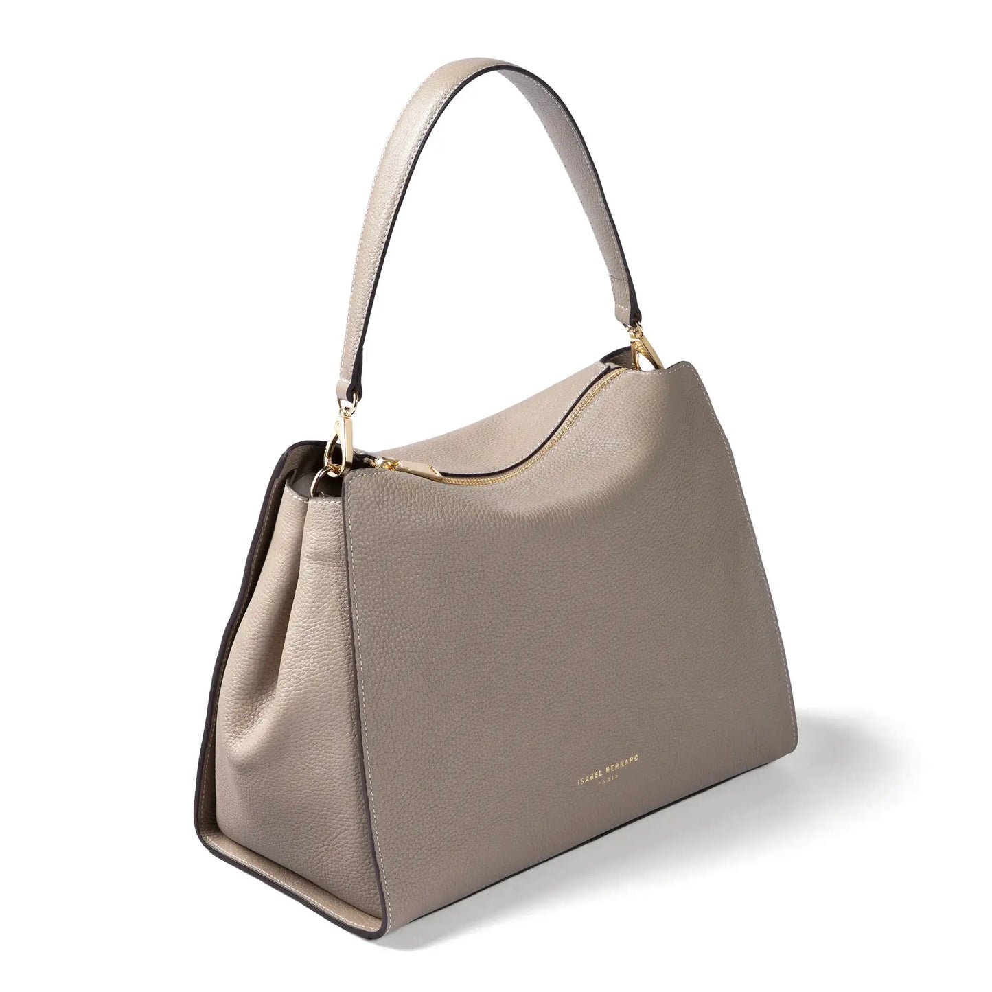 Honoré Emma Taupe Shoulder Bag - - Isabel Bernard
