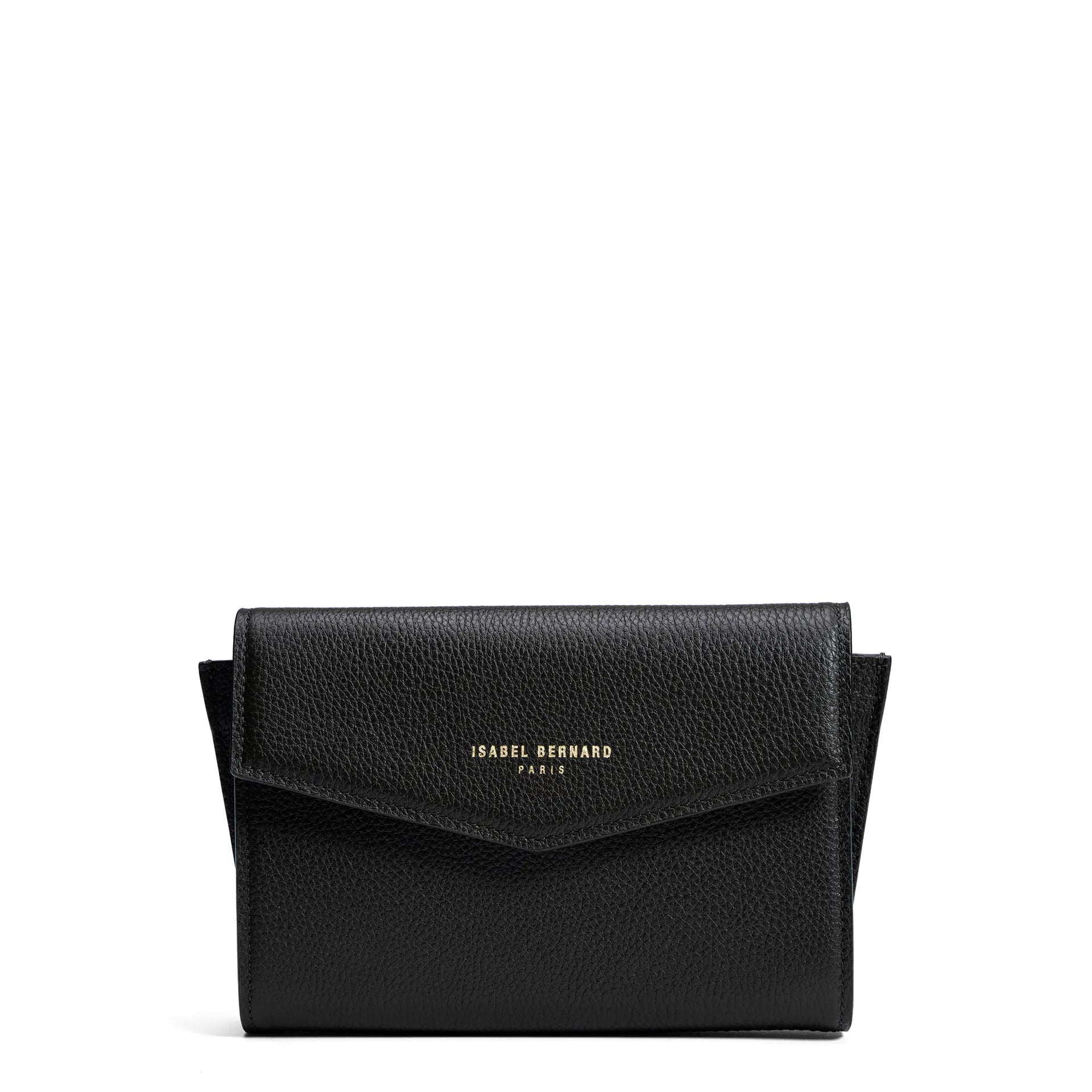 Isabel Bernard - Lina Black Calfskin Leather Clutch