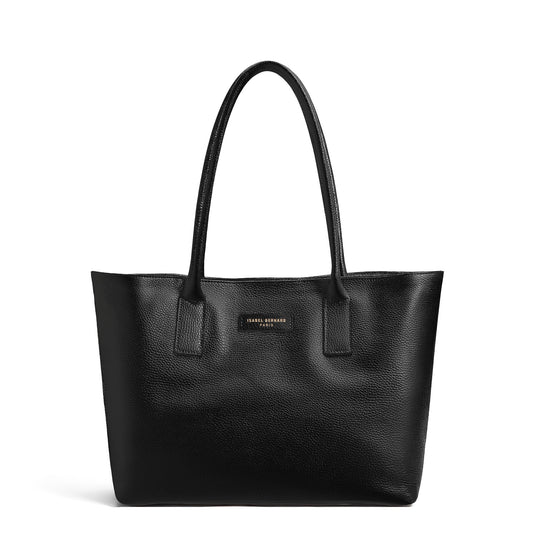 Honoré Elin Black calfskin leather shoulder bag - - Isabel Bernard