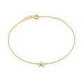 Le Marais Rachel bracelet initiale en or 14 carats avec lettre
