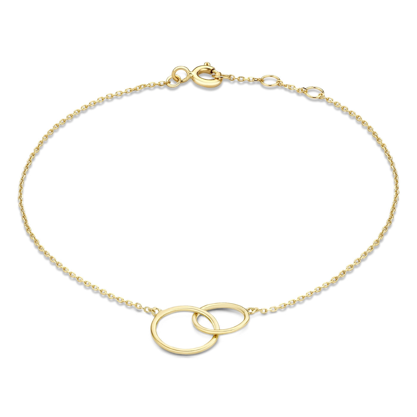 Le Marais Loulou 14 karaat gouden armband met ringetjes