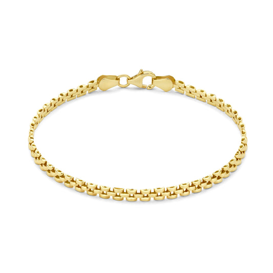 Hebterrka Bracciali in oro da donna, impilati in 14 carati, non si Hebterrka Bracciali in oro da donna, impilati in 14 carati, non si
