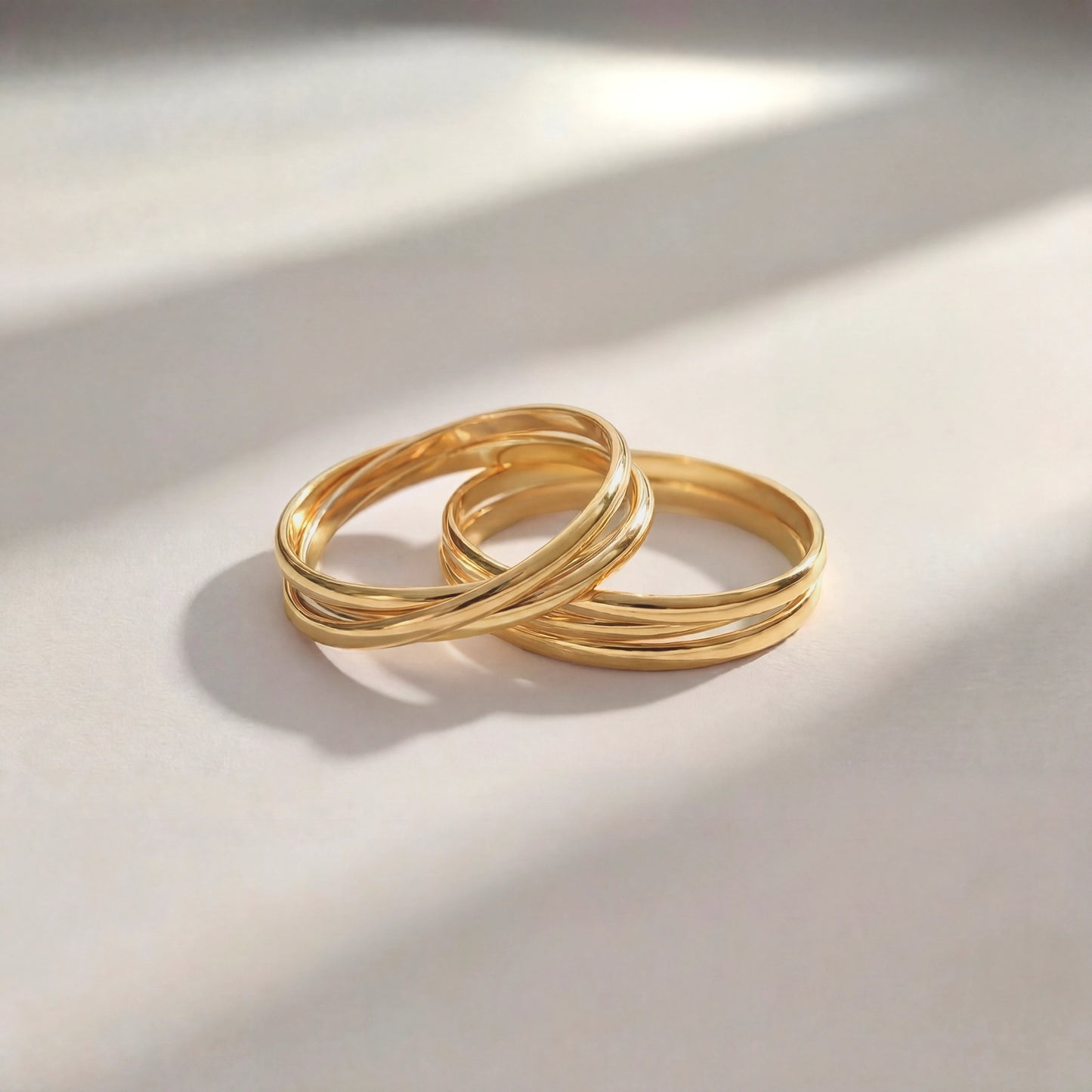 Rivoli Méline 14 karat gold trinity ring - - Isabel Bernard