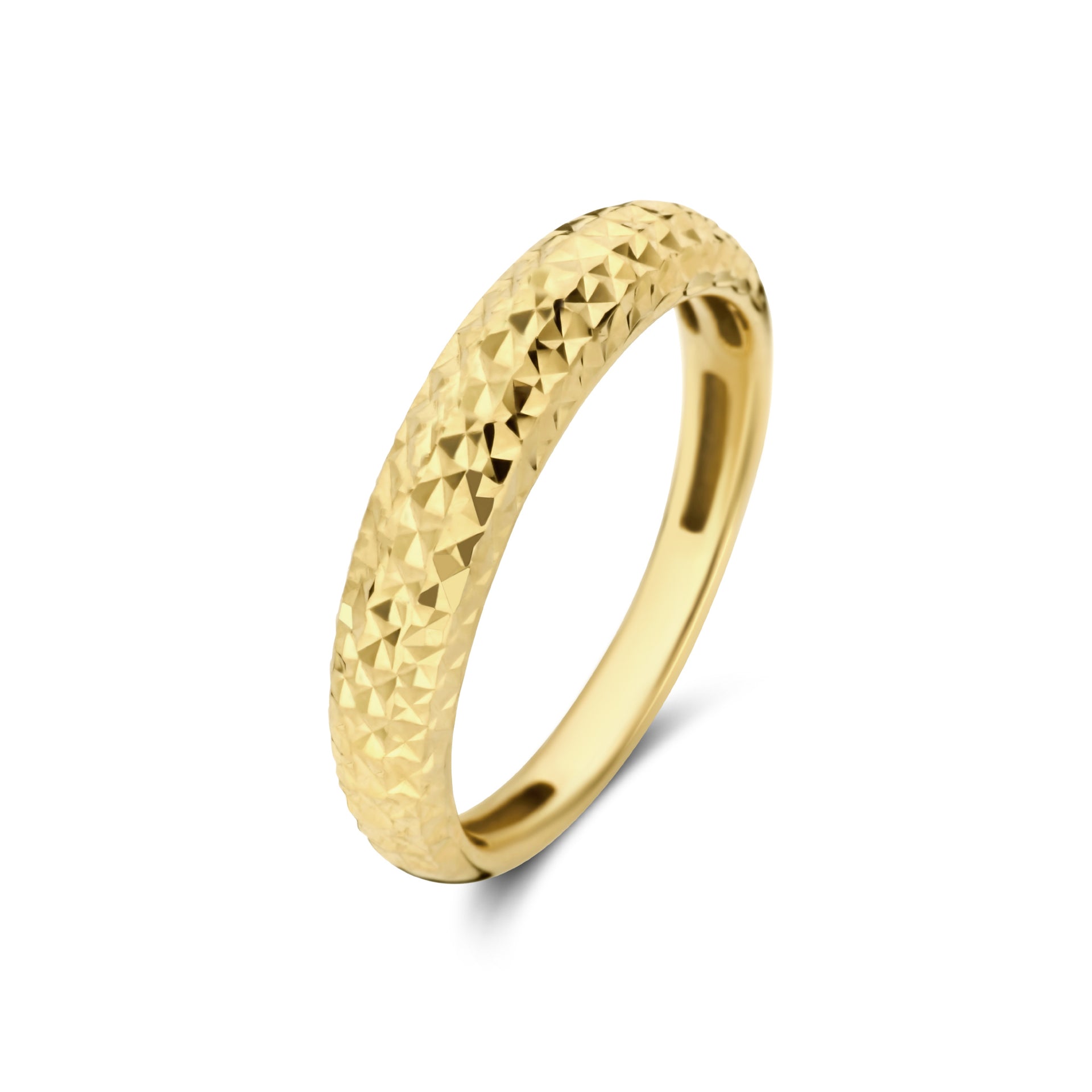 Rivoli Laura 14 karaat gouden ring met diamond cut
