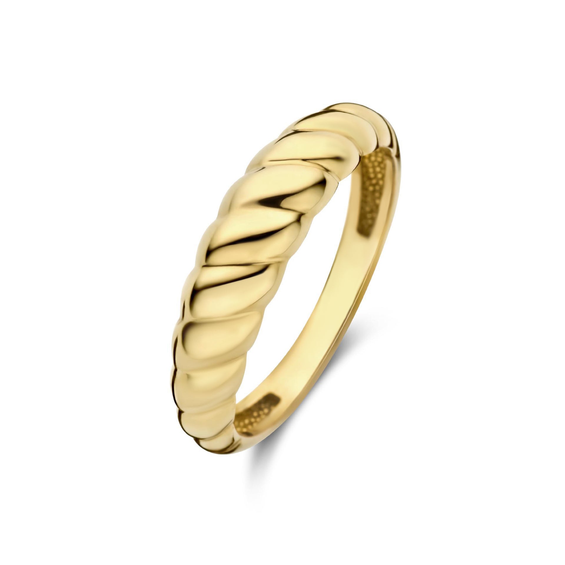 Aidee Elodie 14 karaat gouden ring met twist