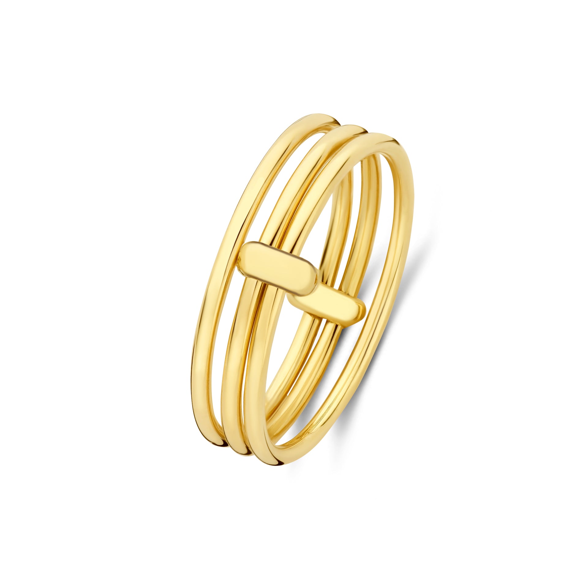Cour d'Honneur Adora 14 karaat gouden 3-delige multi ring
