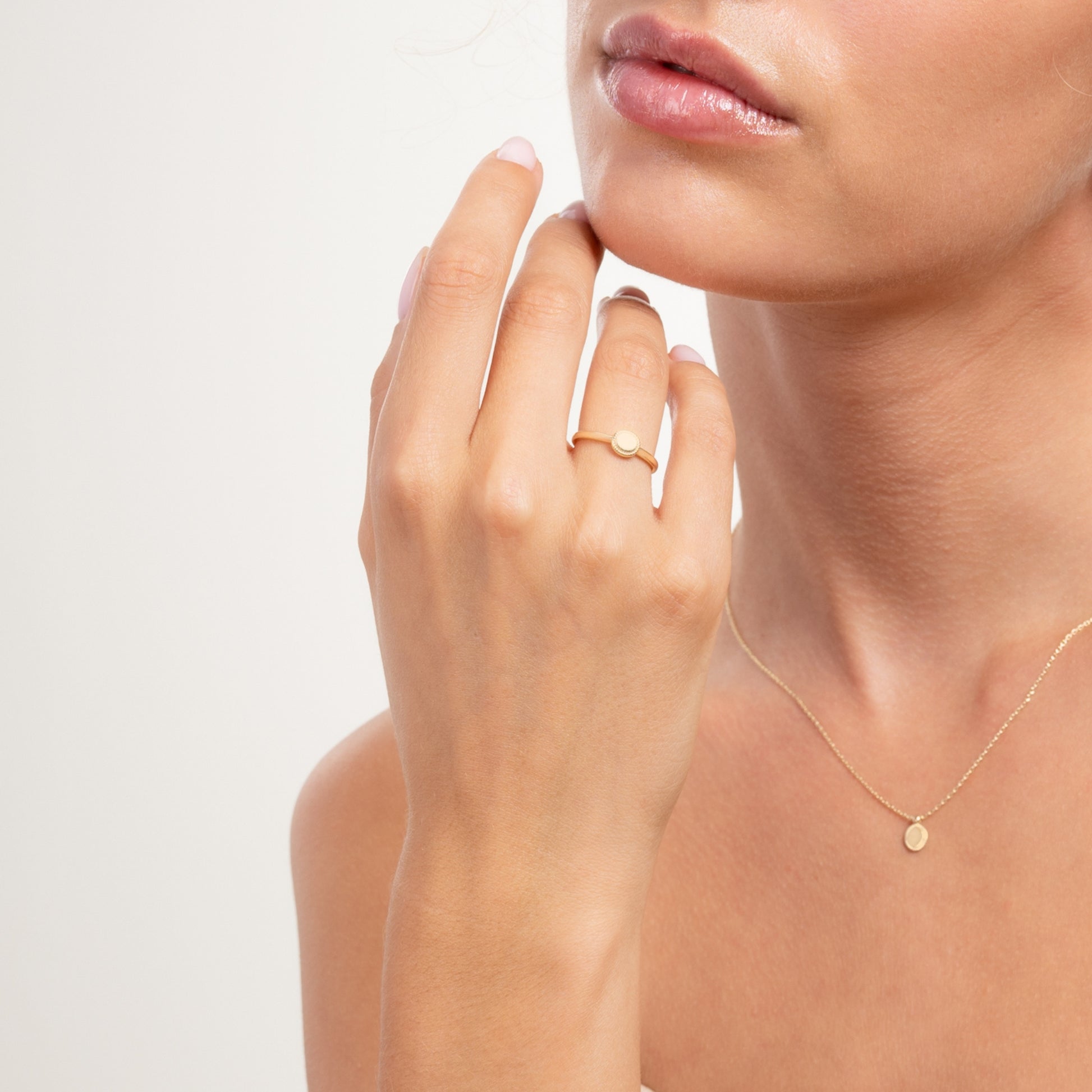 Le Marais Adeline 14 Karat Gold Ring - - Isabel Bernard