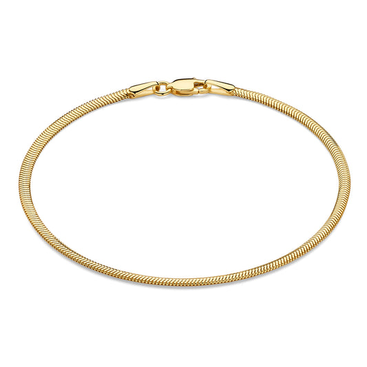Aidee Leontine 14 Karat Gold Snake Bracelet - - Isabel Bernard