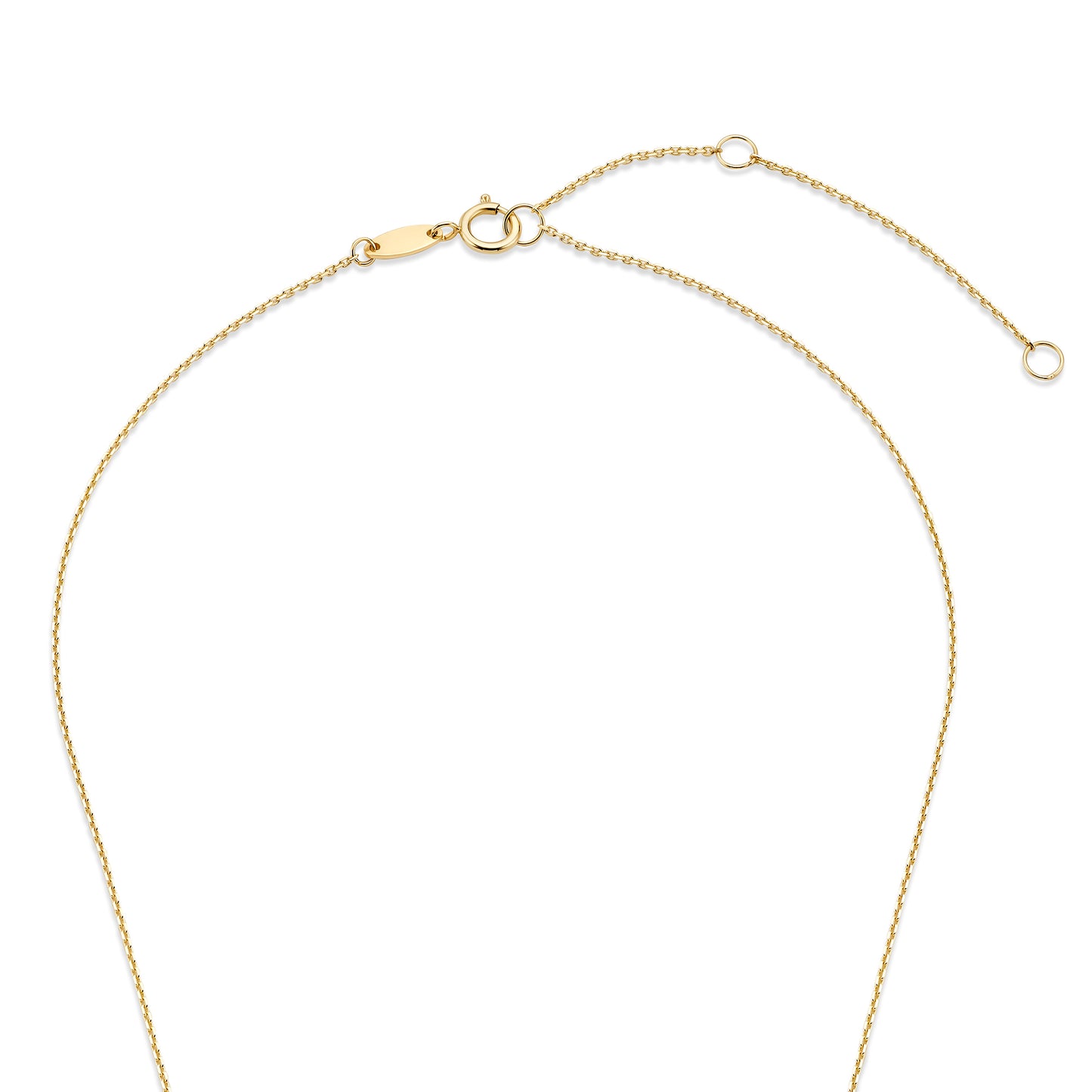 Rivoli Aélys 14 karat gold necklace with zirconia stone - - Isabel Bernard
