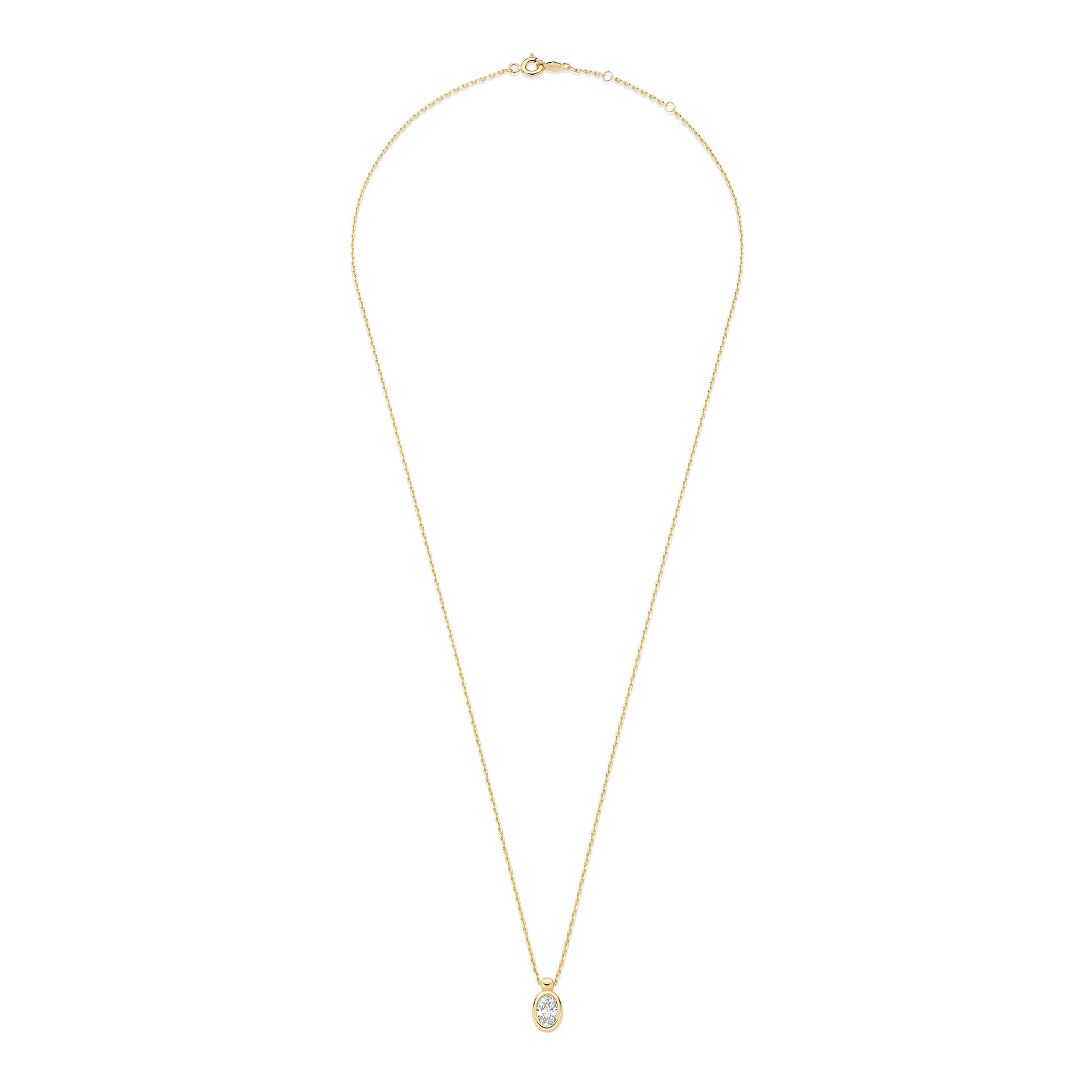 Cadeau d'Isabel 14 karat gold necklace and bracelet set with zirconia stones - - Isabel Bernard