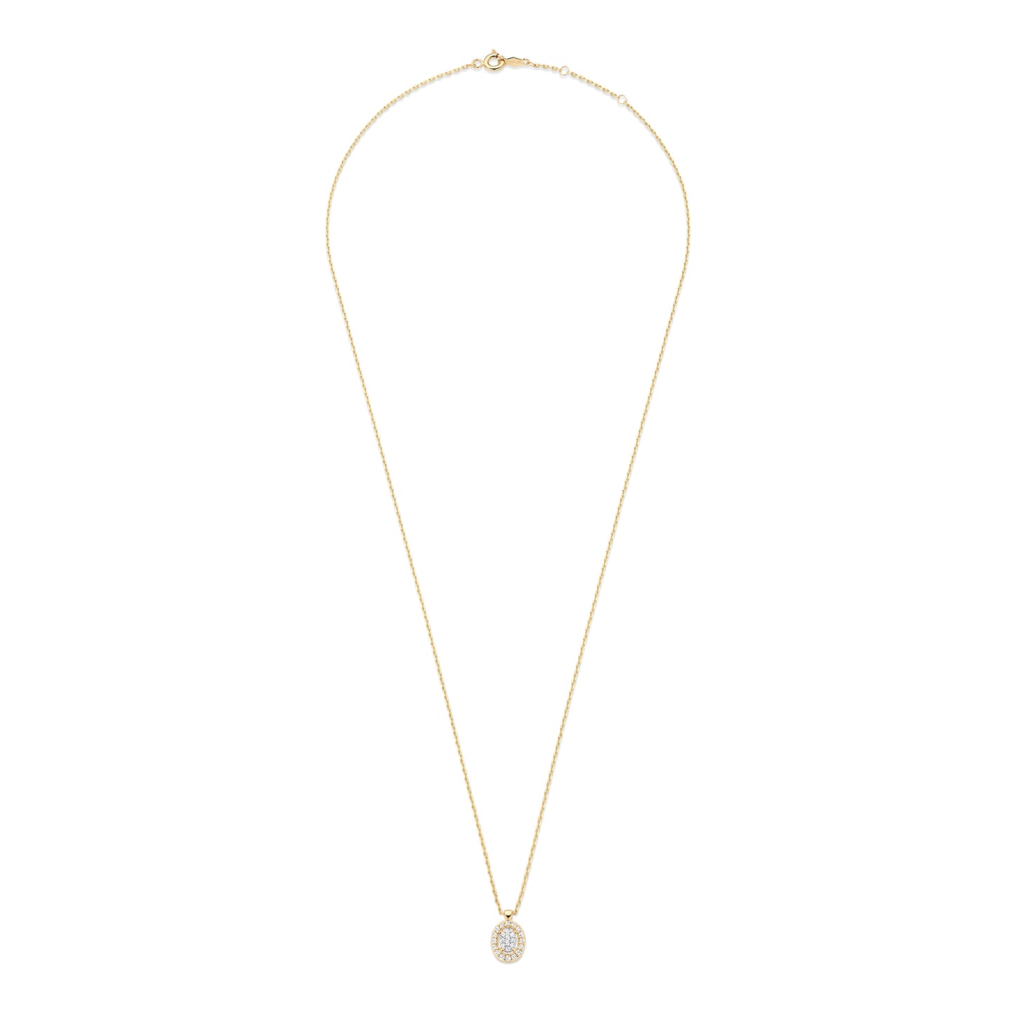 Cadeau d'Isabel 14 karat gold necklace and bracelet set with zirconia stones - - Isabel Bernard