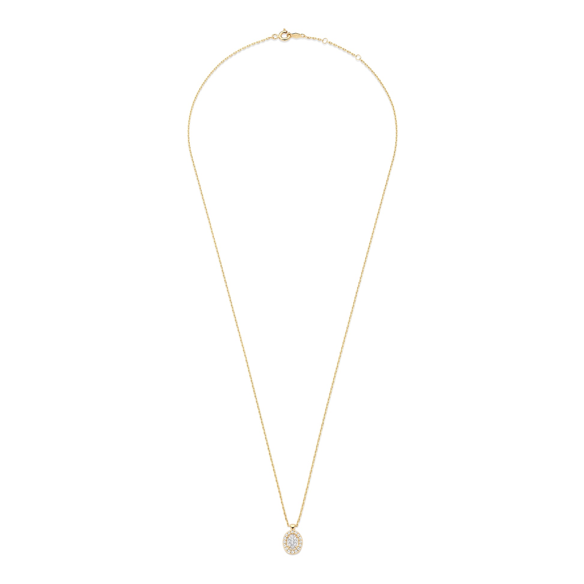 Cadeau d'Isabel 14 karat gold necklace and bracelet set with zirconia stones - - Isabel Bernard