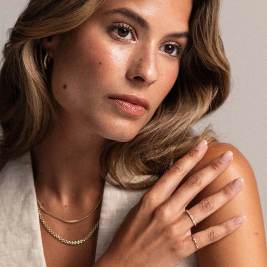 Aidee Leontine 14 Karat Gold Snake Necklace - - Isabel Bernard