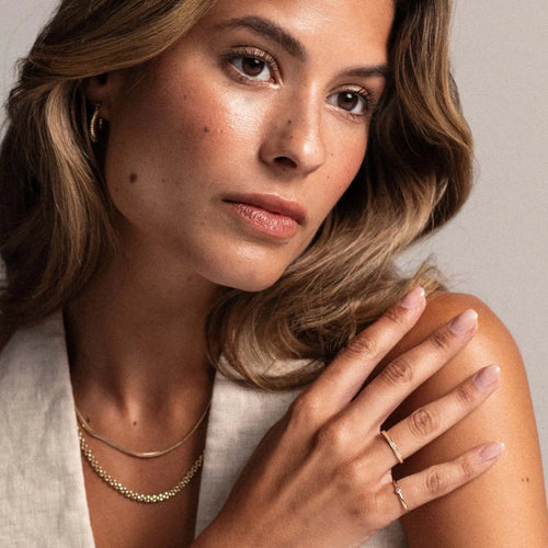 Aidee Leontine 14 Karat Gold Snake Necklace - - Isabel Bernard