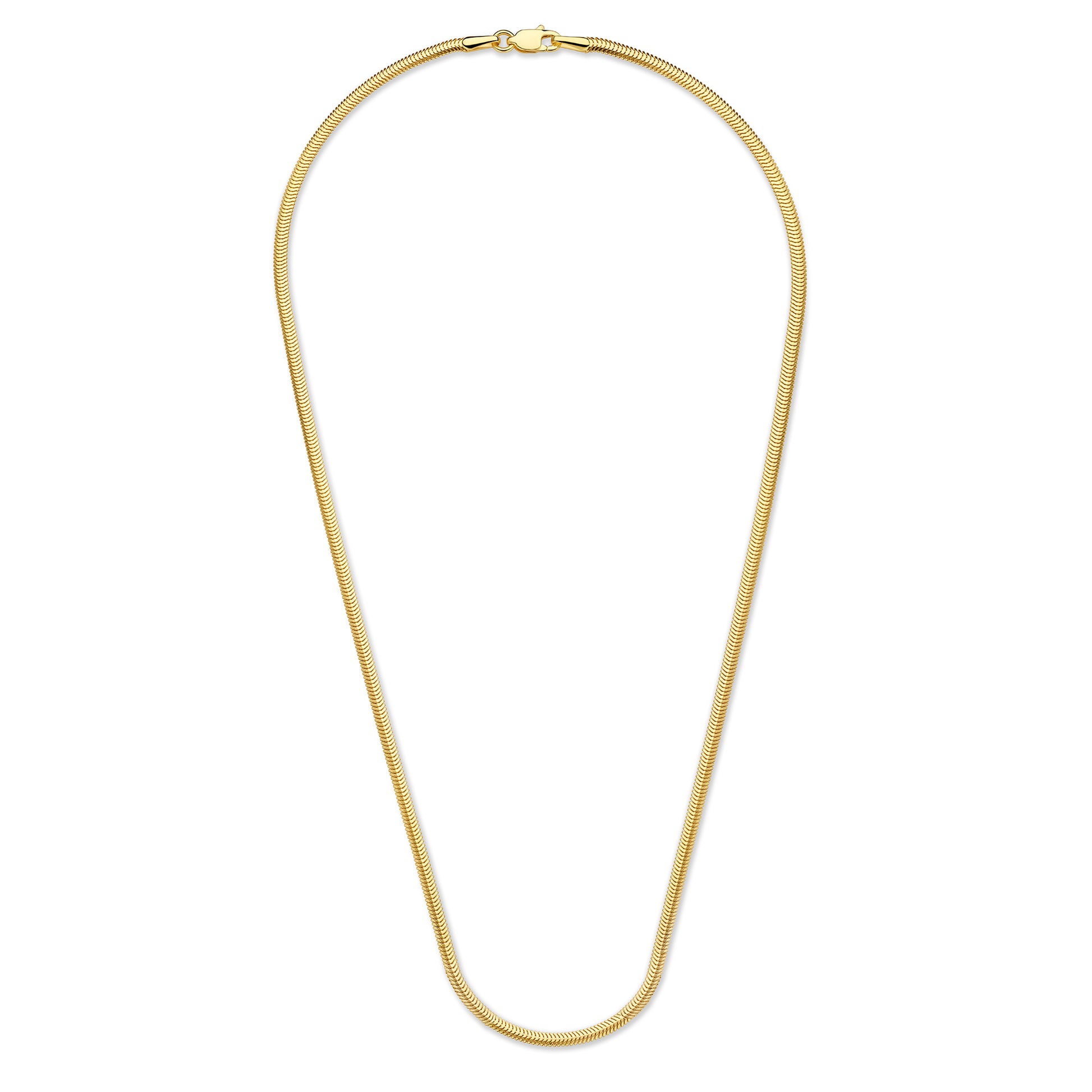 Aidee Leontine 14 Karat Gold Snake Necklace - - Isabel Bernard