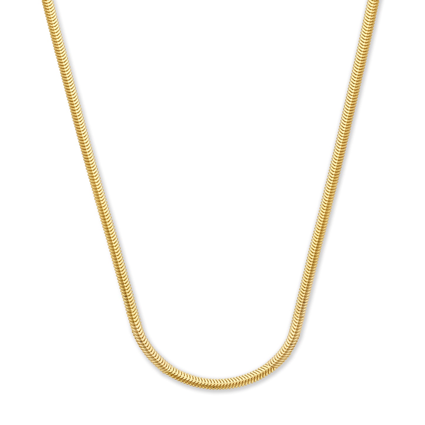 Aidee Leontine 14 Karat Gold Snake Necklace - - Isabel Bernard