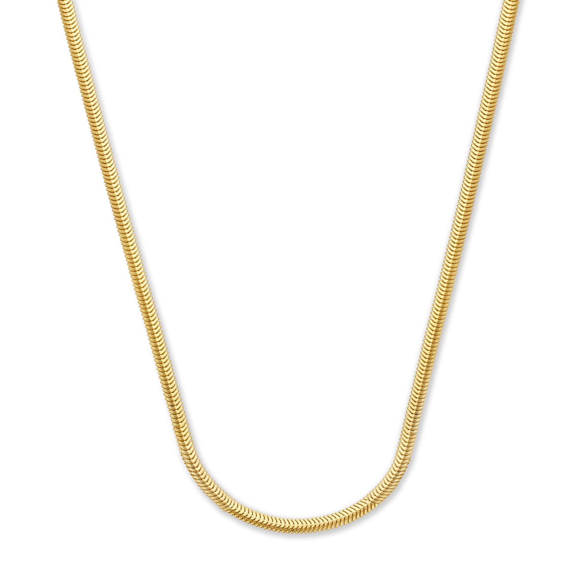 Aidee Leontine 14 Karat Gold Snake Necklace - - Isabel Bernard