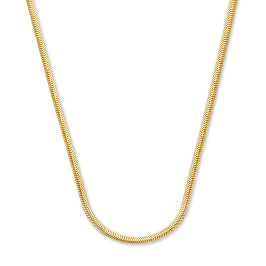 Aidee Leontine 14 Karat Gold Snake Necklace - - Isabel Bernard