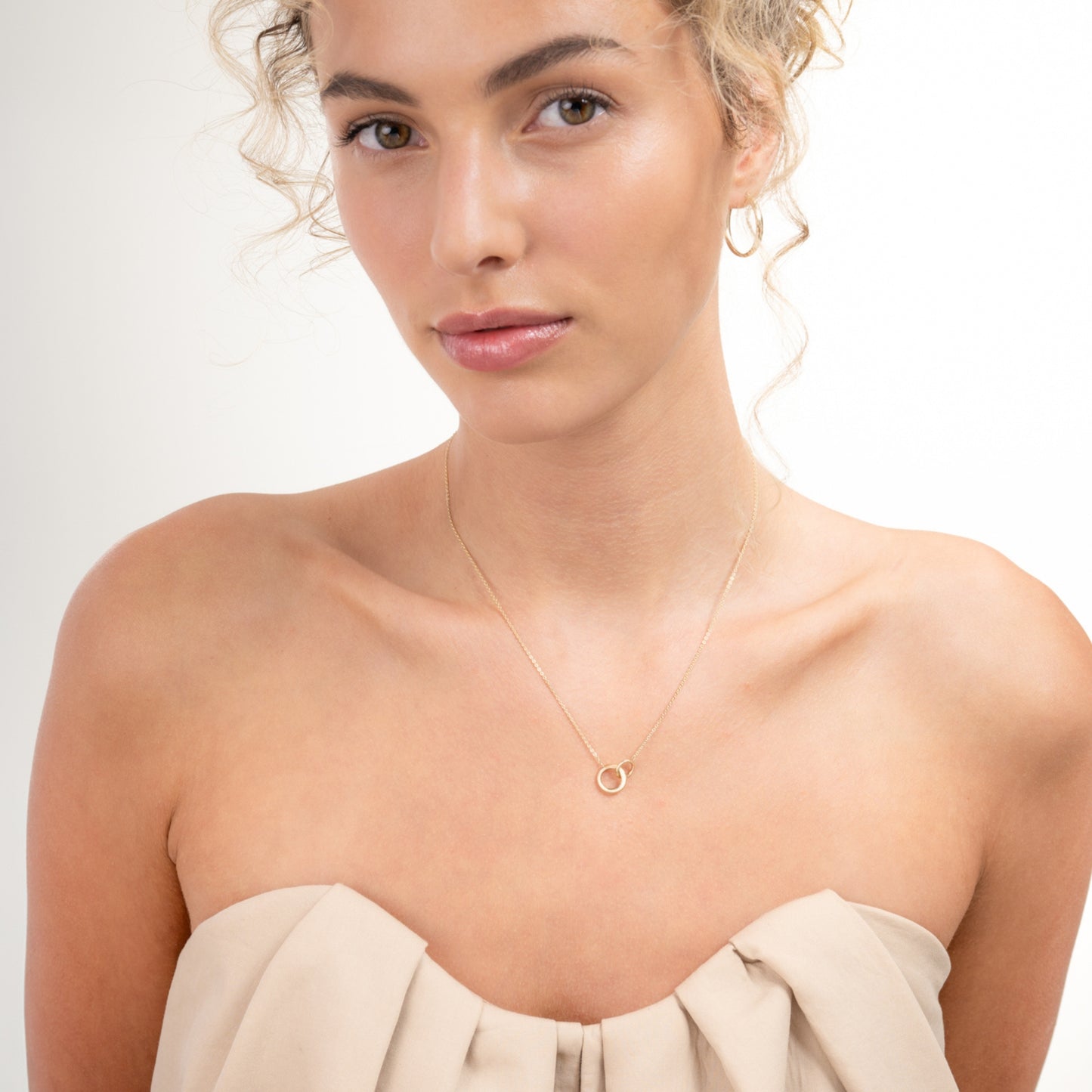 Le Marais Enlace 14 karat gold necklace - - Isabel Bernard