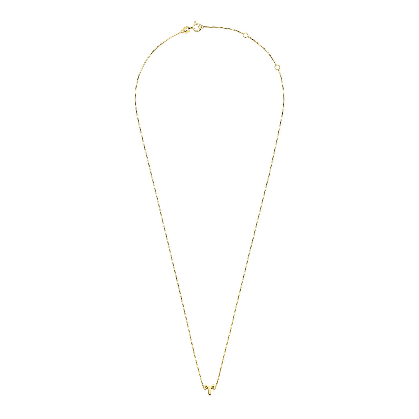 Étoiles d’Or Aries 14 Carat Gold Venetian Necklace With Horoscope - - Isabel Bernard