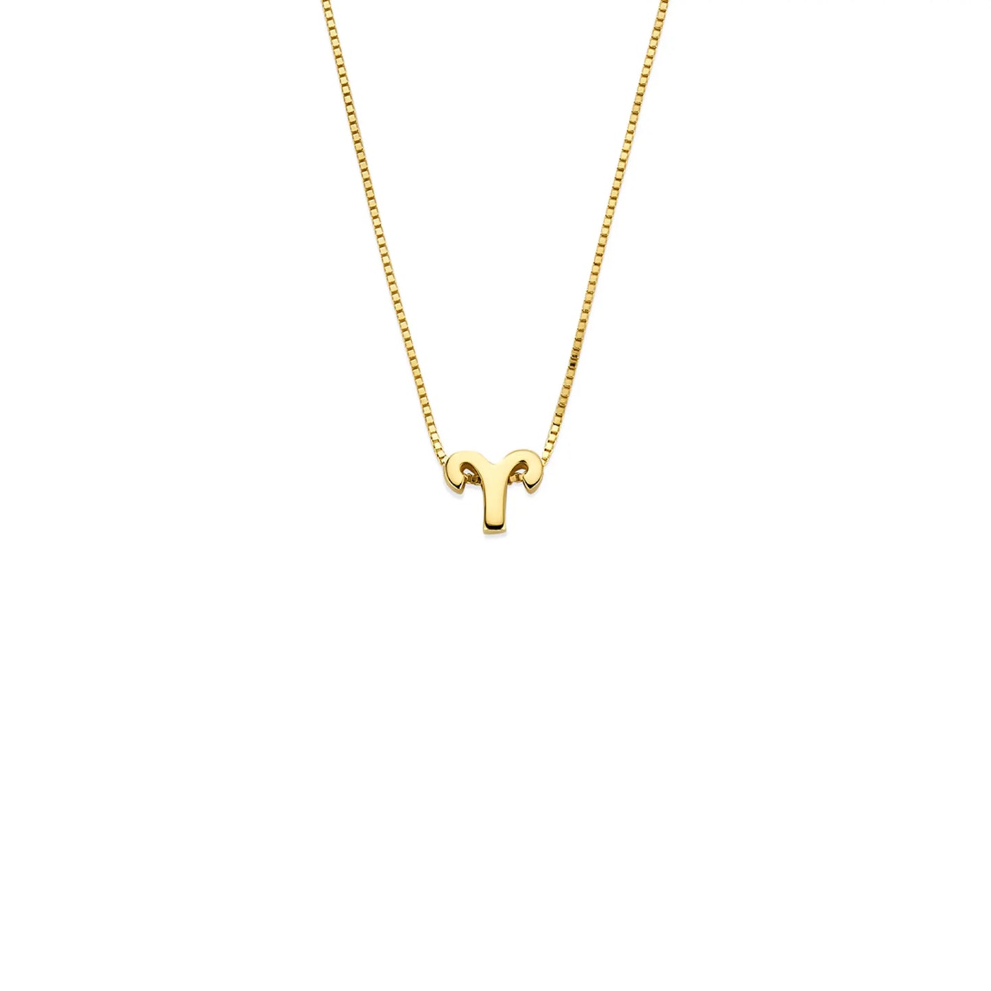 Étoiles d’Or Aries 14 Carat Gold Venetian Necklace With Horoscope - - Isabel Bernard