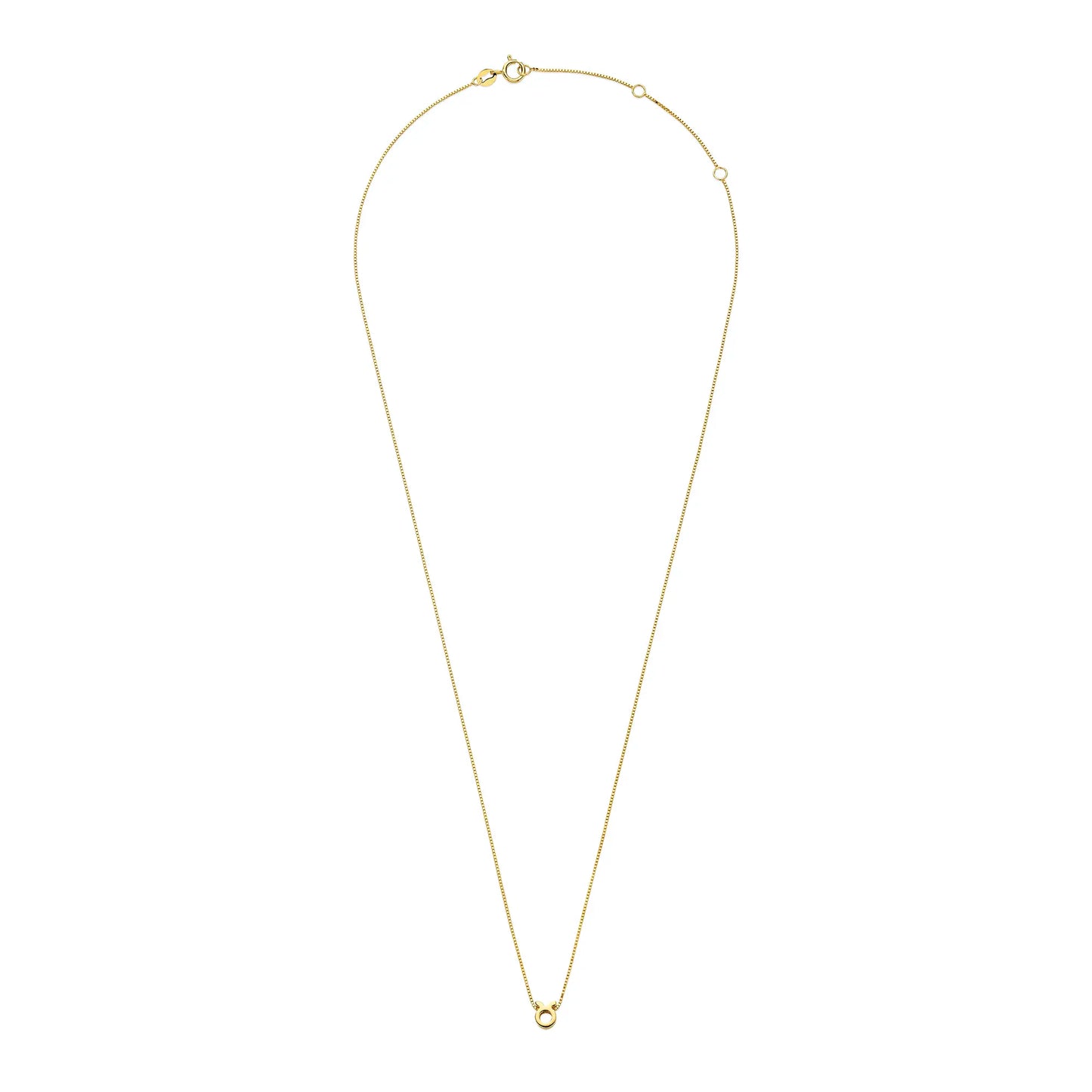 Étoiles d’Or Taurus 14 Carat Gold Venetian Necklace With Horoscope - - Isabel Bernard